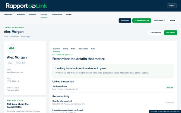 Client Updates recreated screen preview
